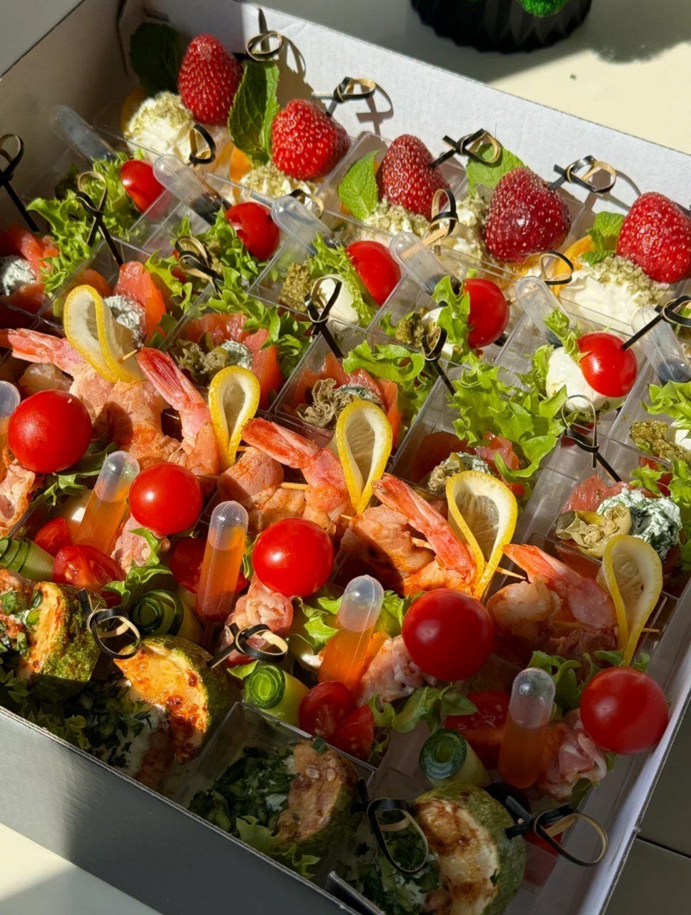 Сет закусок в рюмочках 36шт.