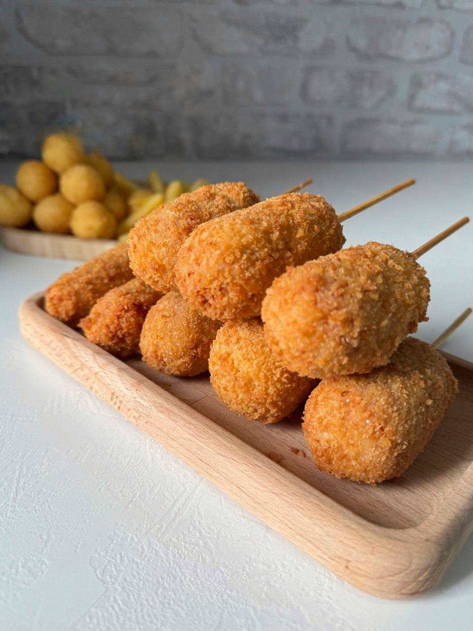 Мини корн-доги&nbsp;